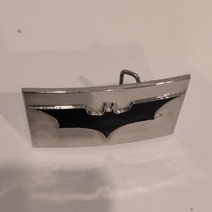 Batman Silver and Black Belt Buckle